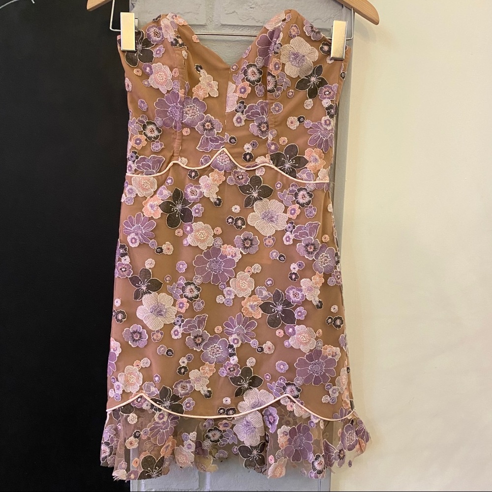 Nwt For Love And Lemons “Posy” Embroidered Dress View 2